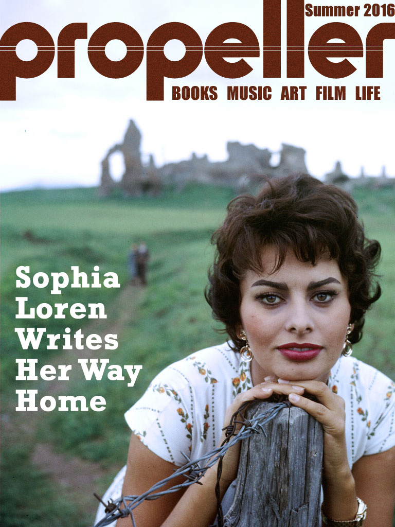 Sophia Loren on the cover of the summer 2016 issue of Propeller